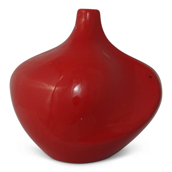 Lergodsglasyr 1071 Röd, Blank