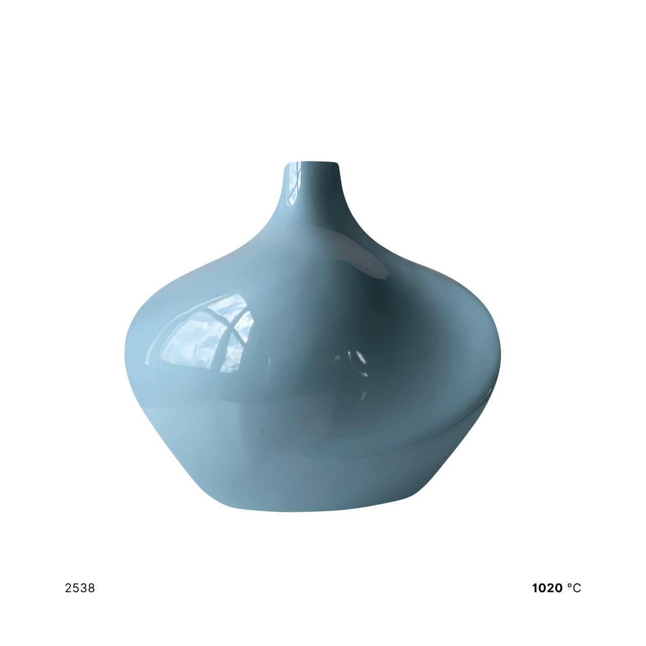 Penselglasur Misty Blue blank 1020-1260 °C 