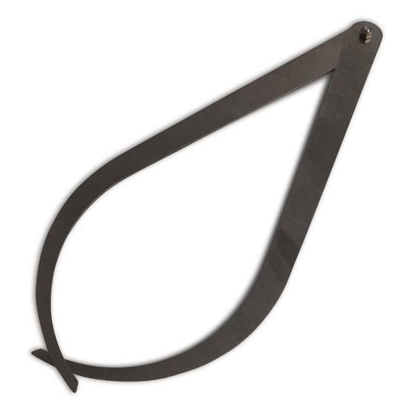 Passare, stål 30 cm (stor)