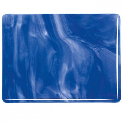  Glass sheet 2164-30 Caribbean Blue, White 