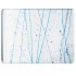  Glass sheet 4216-30 Clear, Blue & Turq. Frit 